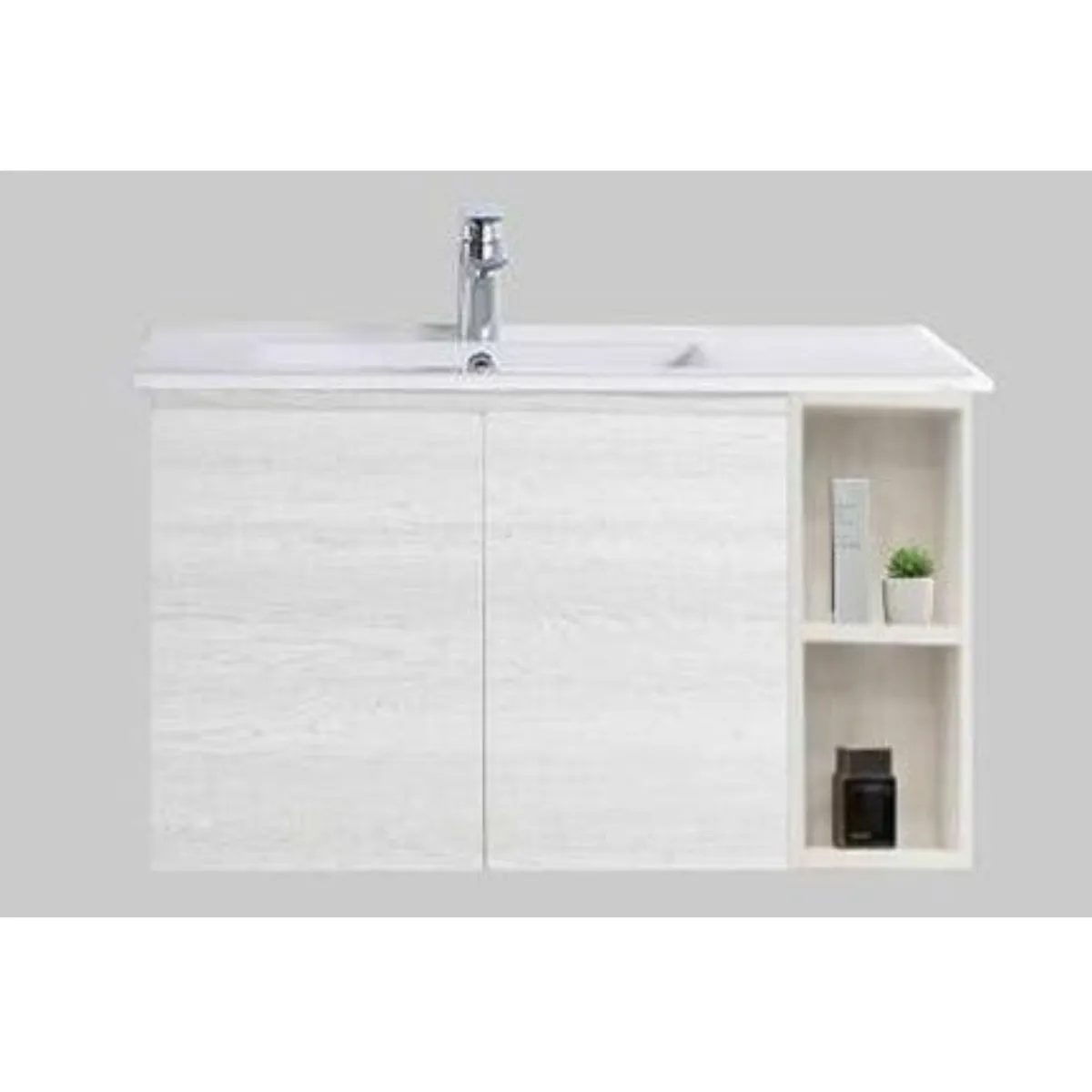 Nexus PVC Cabinet with Insert Basin 820mm (5 Colours) - view 2